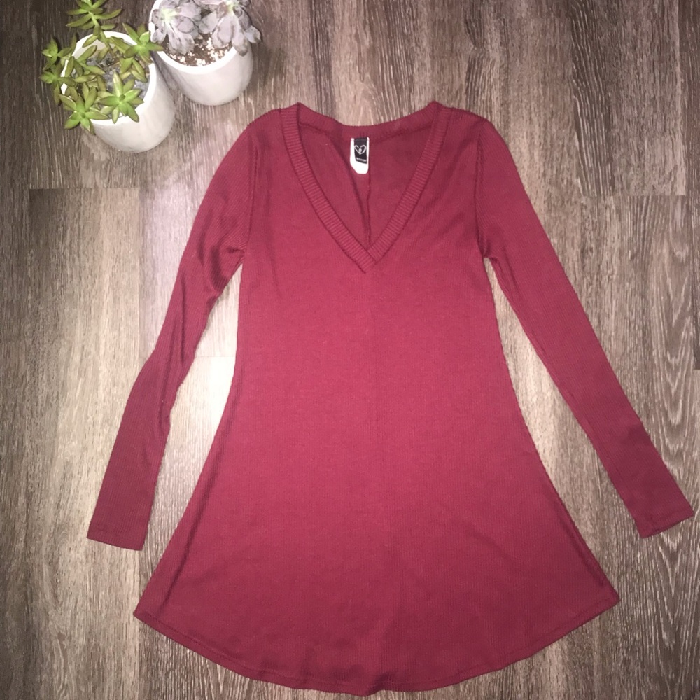 Windsor • Knitted Mini Dress Burgundy • xsmall
